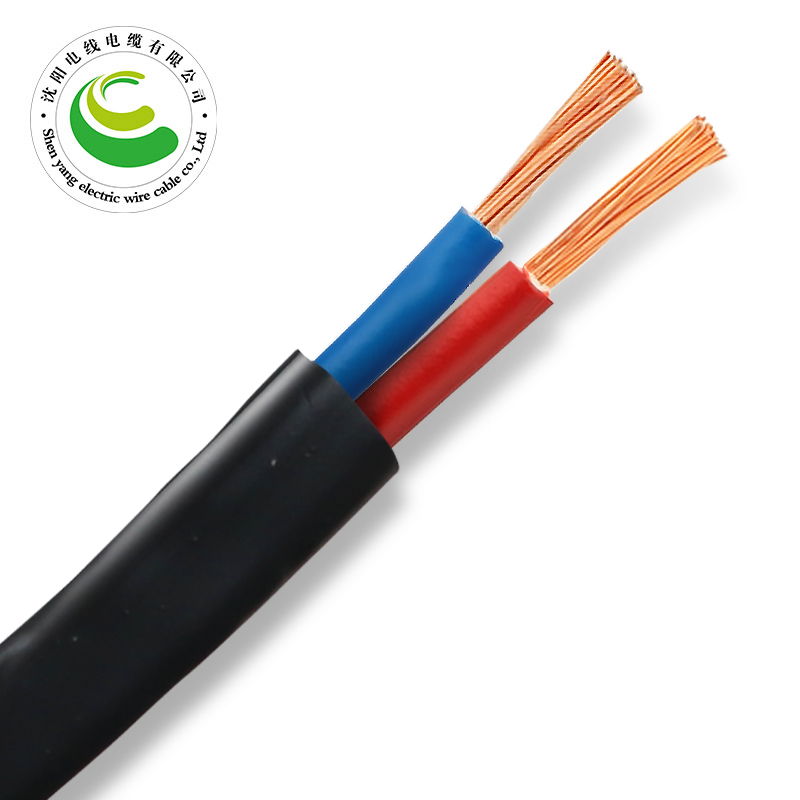 ZR-RVV 2芯  2*0.5mm?--2*6mm? 铜芯聚氯乙烯绝缘聚乙烯护套软电线 国标铜芯低压电缆
