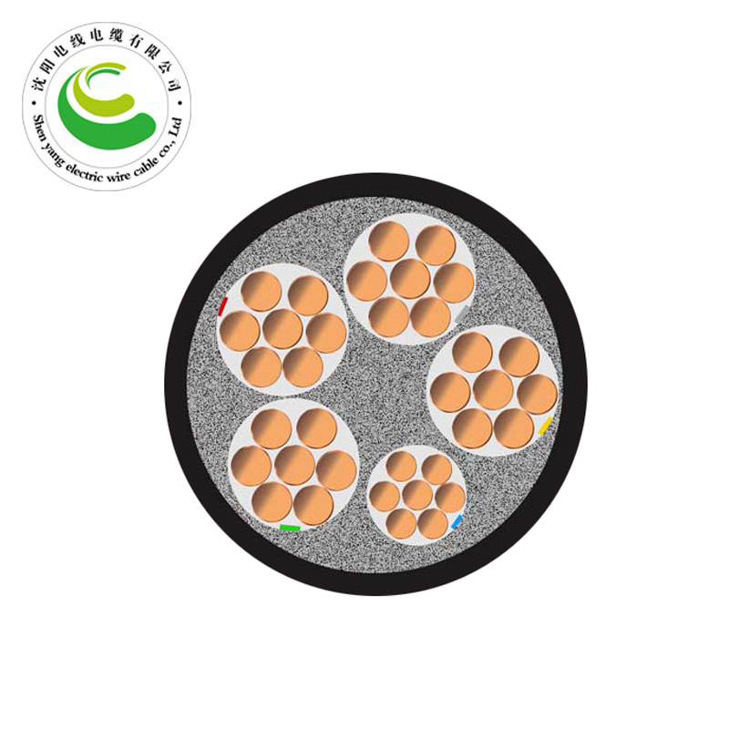 4+1芯  ZR-VV  4*10+1*6mm?--4*300+1*150mm? 铜芯电缆 阻燃铜芯聚氯乙烯绝缘聚氯乙烯护套电力电缆