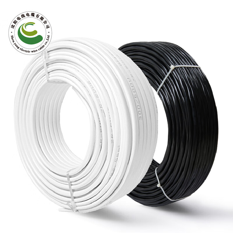 ZR-RVV-300/500V-2*2.5mm? -国标铜芯阻燃软护套线-95米/捆-白色  0.5mm?-6mm?