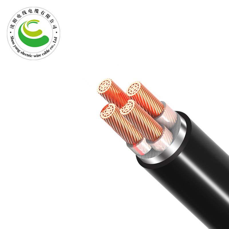 4芯（多芯） ZR-VV22  4*1.5mm?--4*240mm? 铜芯电缆 阻燃铜芯聚乙烯绝缘聚氯乙烯护套钢带铠装电力电缆
