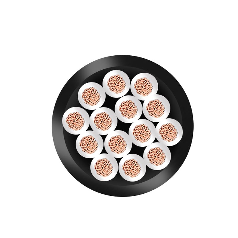 ZR-RVV 14芯  14*0.5mm?--14*1.0mm? 铜芯聚氯乙烯绝缘聚乙烯护套软电线 国标铜芯低压电缆