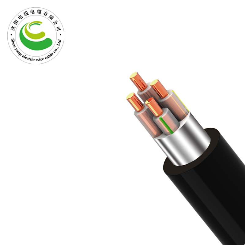 4芯 ZR-VV22  4*1.5mm?--4*240mm? 铜芯电缆 阻燃铜芯聚乙烯绝缘聚氯乙烯护套钢带铠装电力电缆