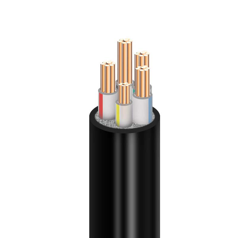 4+1芯  ZR-VV  4*10+1*6mm?--4*300+1*150mm? 铜芯电缆 阻燃铜芯聚氯乙烯绝缘聚氯乙烯护套电力电缆