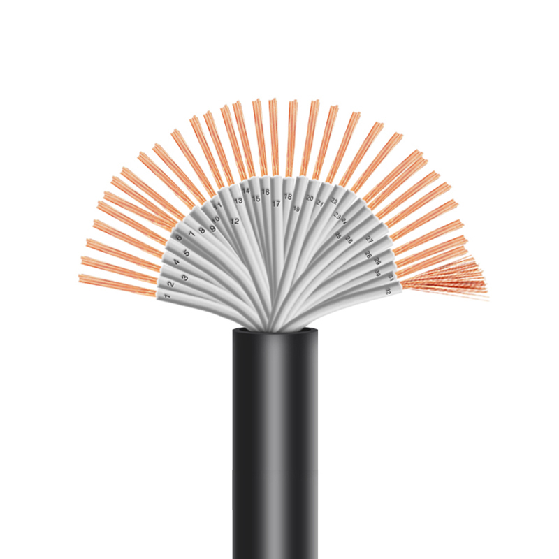 ZR-RVV 32芯  32*0.75mm?--32*1.0mm? 铜芯聚氯乙烯绝缘聚乙烯护套软电线 国标铜芯低压电缆