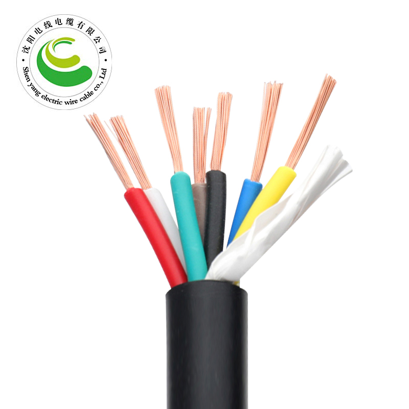 7芯  ZR-YJV 7*0.5mm?--7*2.5mm? 铜芯聚氯乙烯绝缘聚乙烯护套节造软电缆  铜芯电缆