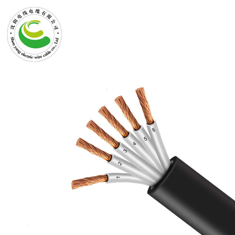 6芯  YZ 6*1.0mm?--6*4mm? 中型橡套软电缆 国标铜芯低压电缆