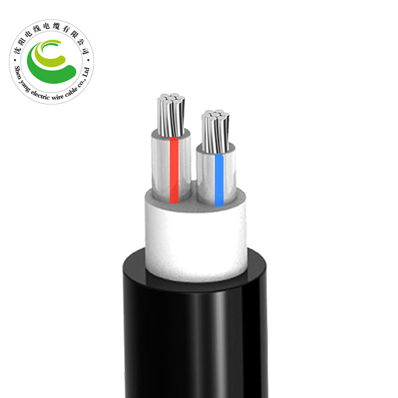 2芯  ZR-YJLV 2*10mm?--2*35mm? 铝芯交联聚乙烯绝缘聚氯乙烯护套线电力电缆