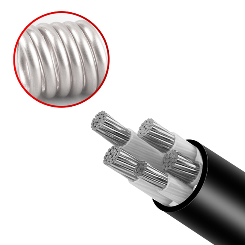 4+1芯  ZR-YJLV 4*10+1*6mm?--3*300+1*150mm? 铝芯交联聚乙烯绝缘聚氯乙烯护套线电力电缆