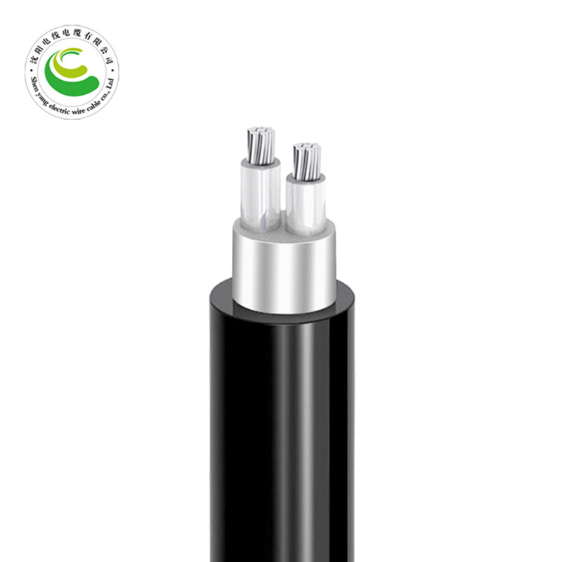 2芯  ZR-YJLV22 2*10mm?--2*35mm? 铝芯交联聚乙烯绝缘聚氯乙烯护套钢带铠装电力电缆