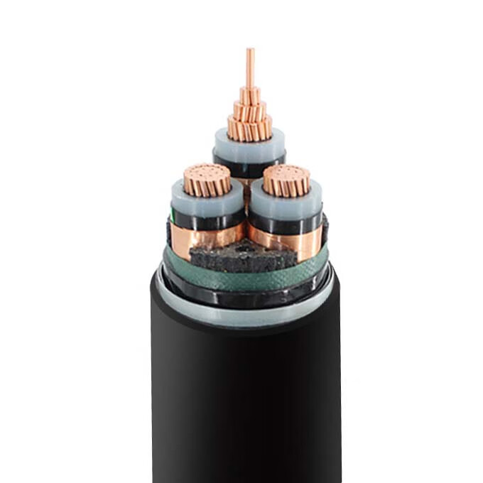 ZR-YJV22-8.7/15KV-3*35mm?-500mm? 国标铜芯阻燃铠装高压电力电缆 1米