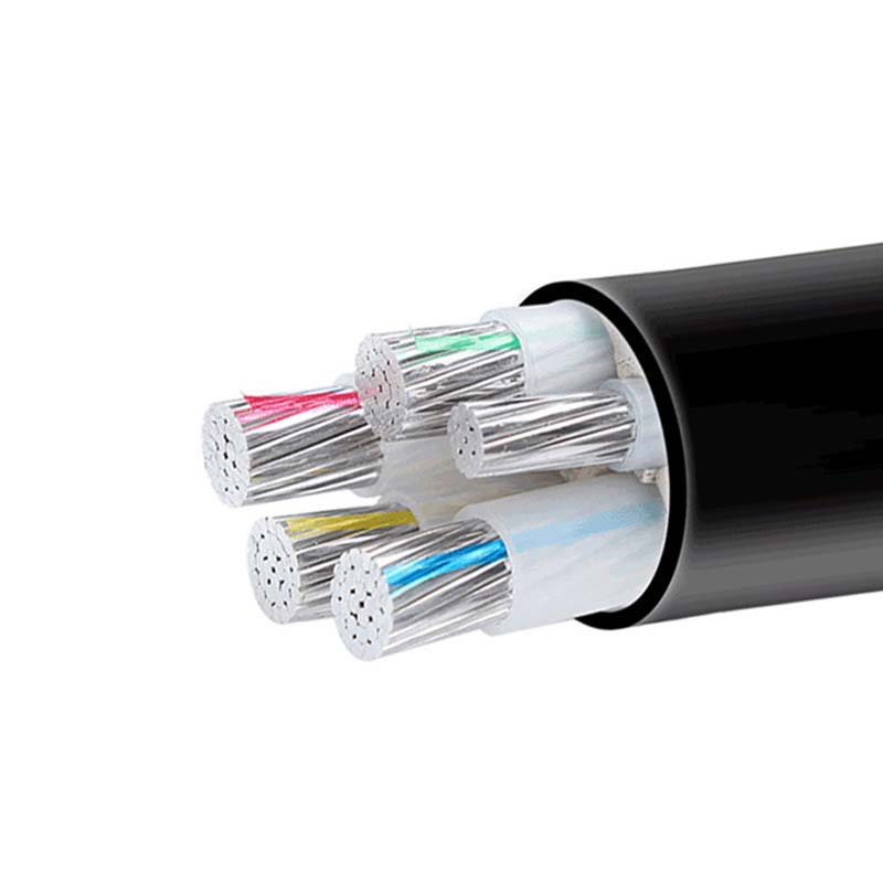 4+1芯  VLV  4*10+1*6mm?--4*300+1*150mm? 阻燃铝芯聚乙烯绝缘聚氯乙烯护套电力电缆 铝芯电力电缆