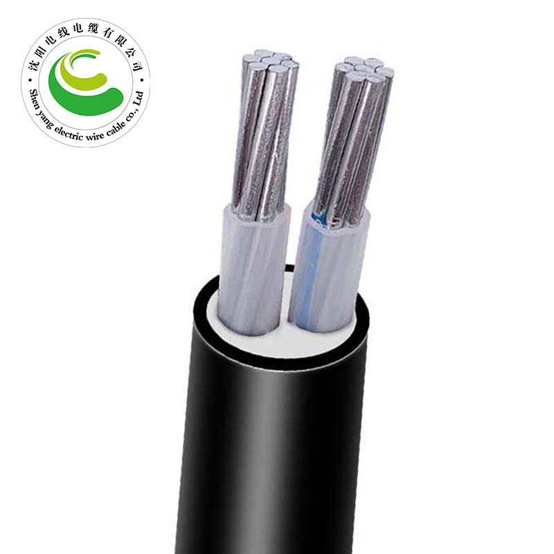 2芯  VLV  2*10mm?--2*35mm? 阻燃铝芯聚乙烯绝缘聚氯乙烯护套电力电缆 铝芯电力电缆
