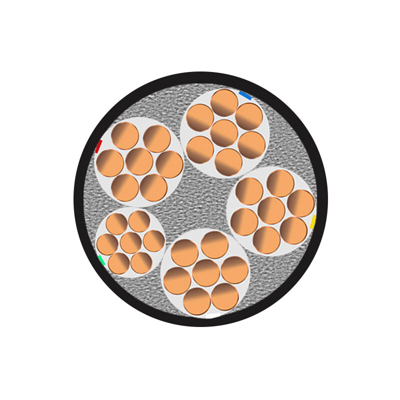 ZR-YJV-0.6/1KV-5*10mm?国标铜芯MILE米乐集团 5*1.5mm?--5*35mm? 5芯