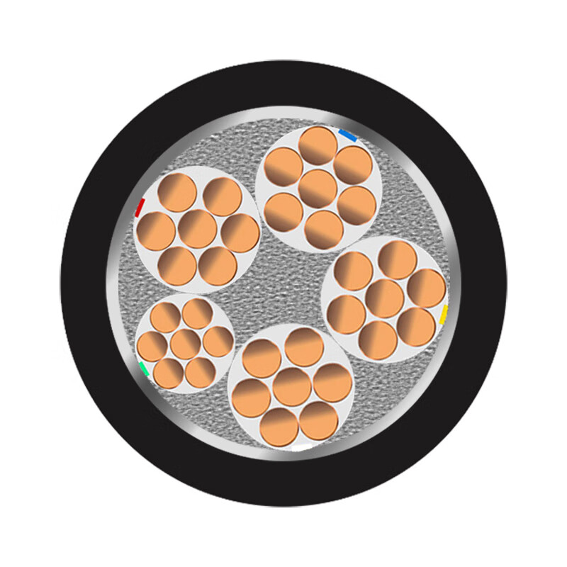 ZR-YJV22-0.6/1KV-4*35mm?+1*16mm?国标铜芯电缆铠装 4*10+1*6mm?--4*300+1*150mm?