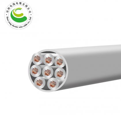 ZR-RVV 8芯  8*0.5mm?--8*1.5mm? 铜芯聚氯乙烯绝缘聚乙烯护套软电线 国标铜芯低压电缆