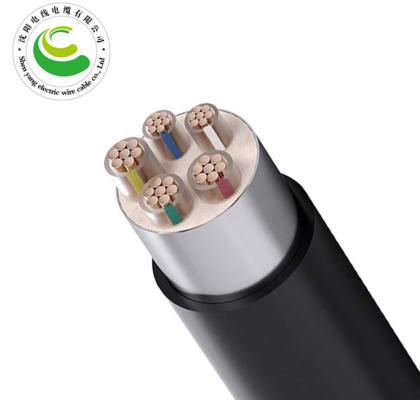 3+2芯 ZR-VV22  3*10+2*6mm?--3*300+2*150mm? 铜芯电缆 阻燃铜芯聚乙烯绝缘聚氯乙烯护套钢带铠装电力电缆