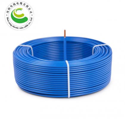 ZR-BV-450/750V-1X4mm?国标铜芯电线阻燃单芯硬线-95米捆-蓝色 1.5mm?-240mm?