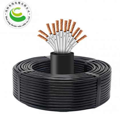 12芯  YZ 12*1.0mm?--12*4mm? 中型橡套软电缆 国标铜芯低压电缆