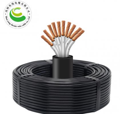 10芯  YZ 10*1.0mm?--10*4mm? 中型橡套软电缆 国标铜芯低压电缆