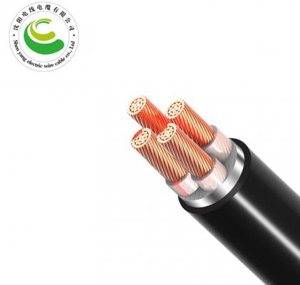 4芯（多芯） ZR-VV22  4*1.5mm?--4*240mm? 铜芯电缆 阻燃铜芯聚乙烯绝缘聚氯乙烯护套钢带铠装电力电缆
