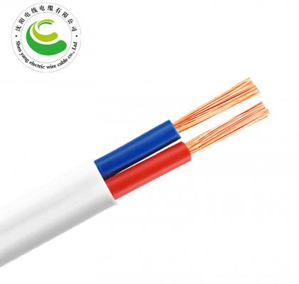 ZR-RVV 2芯  2*0.5mm?--2*6mm? 铜芯聚氯乙烯绝缘聚乙烯护套软电线 国标铜芯低压电缆