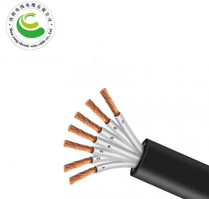 7芯  YZ 7*1.0mm?--7*4mm? 中型橡套软电缆 国标铜芯低压电缆