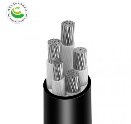 4+1芯  ZR-YJLV 4*10+1*6mm?--3*300+1*150mm? 铝芯交联聚乙烯绝缘聚氯乙烯护套线电力电缆