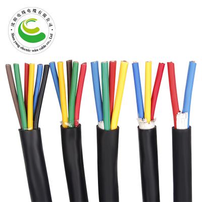 5芯  ZR-YJV 5*0.5mm?--5*6mm? 铜芯聚氯乙烯绝缘聚乙烯护套节造软电缆  铜芯电缆