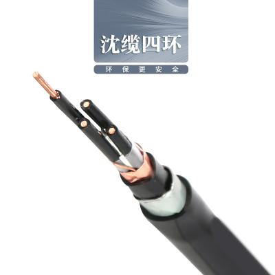 沈缆四环 4芯、8芯、10芯 ZR-KVVP22  1.5mm?-2.5mm? 阻燃铜芯聚氯乙烯绝缘聚氯乙烯护套钢带铠装电缆