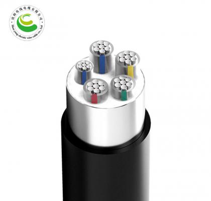 4芯  ZR-YJLV22 4*10+1*6mm?--4*300+1*150mm?铝芯交联聚乙烯绝缘聚氯乙烯护套钢带铠装电力电缆