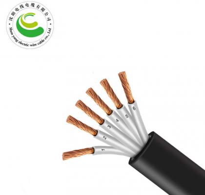6芯  YZ 6*1.0mm?--6*4mm? 中型橡套软电缆 国标铜芯低压电缆