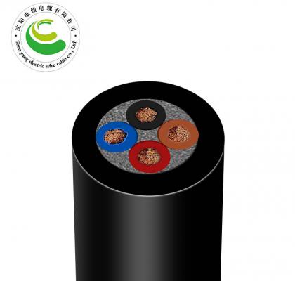 4芯  YC  4*1.0mm?+4*120mm?  铜芯电缆 通用橡套电缆