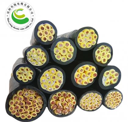 10芯  ZR-YJV 10*0.5mm?--10*2.5mm? 铜芯聚氯乙烯绝缘聚乙烯护套节造软电缆  铜芯电缆